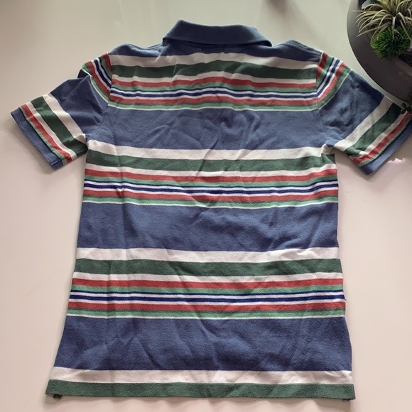 Polo Ralph Lauren Striped Collared Short sleeve shirt Large boy size large - Picture 4 of 4